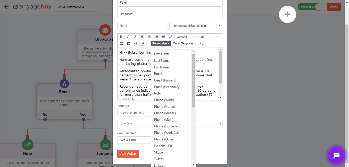 CRM marketing personalization tools