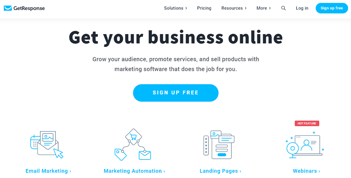 GetResponse - marketing automation tool