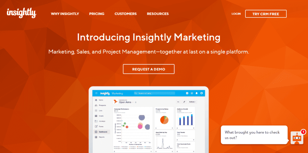 Freshworks alternative: Insightly