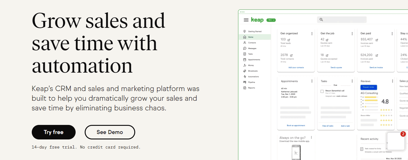 keap automation platform