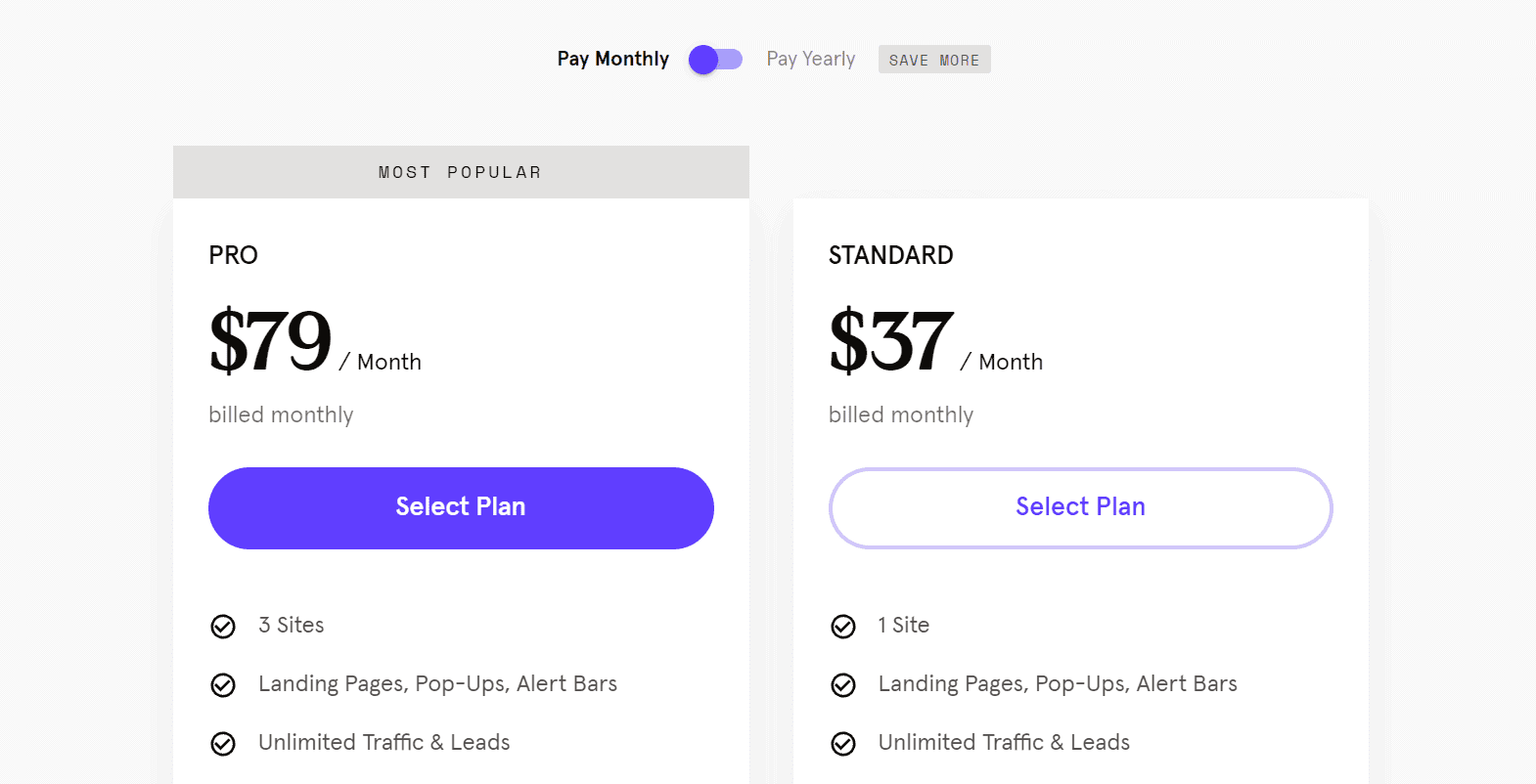 Leadpages pricing