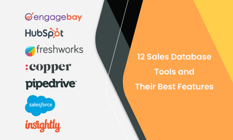 13 Sales Database Tools and Their Best Features