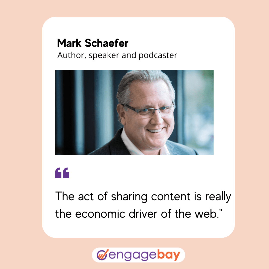 content marketing quotes by Mark Schaefer