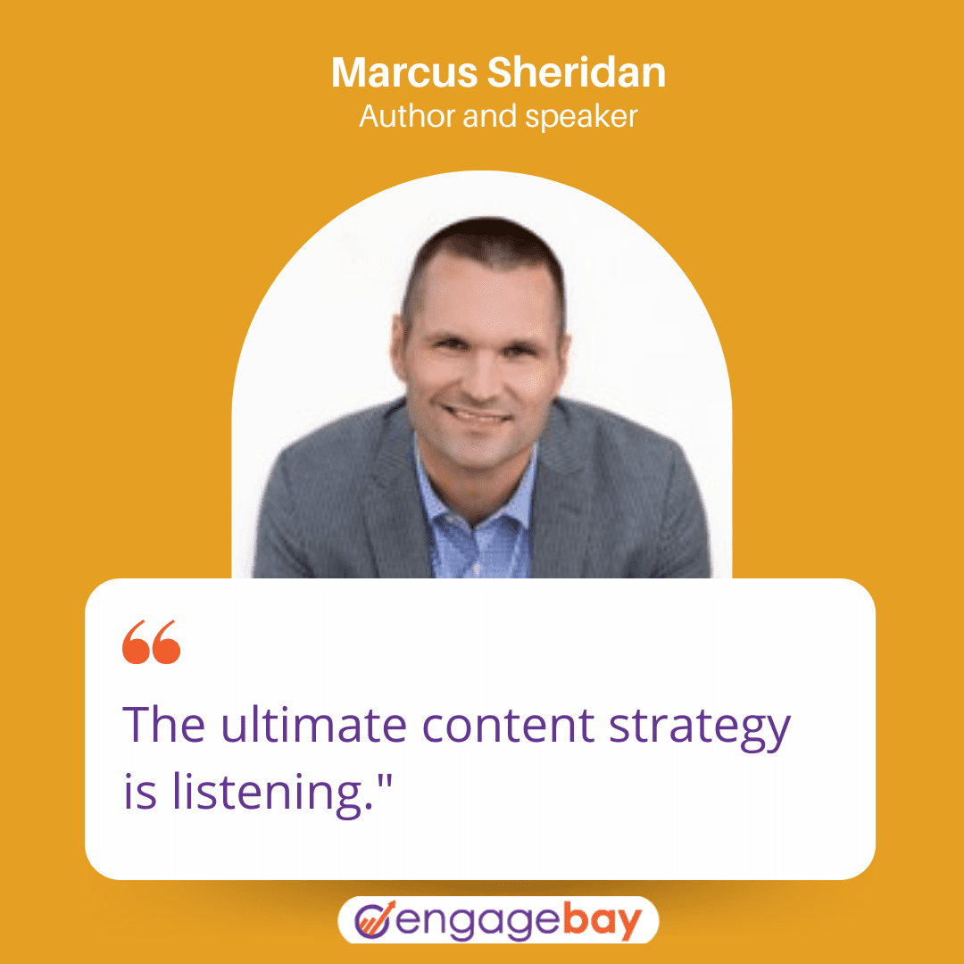 content marketing quotes by Marcus Sheridan