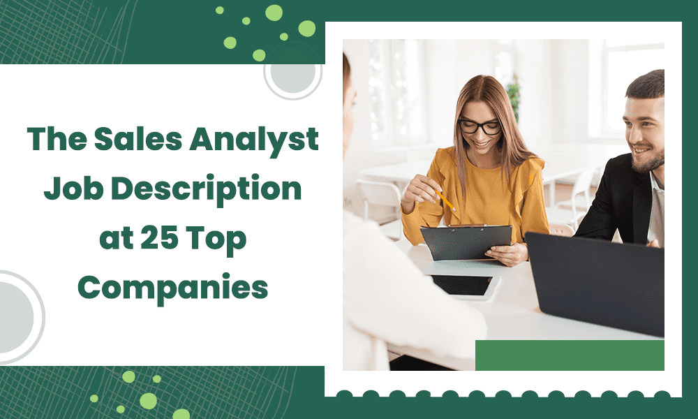 sales analyst job description