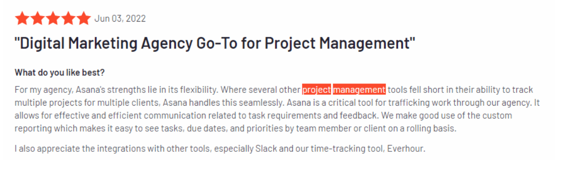 Asana pros