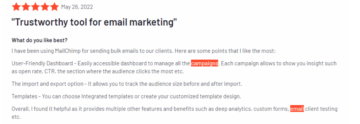 Mailchimp pros