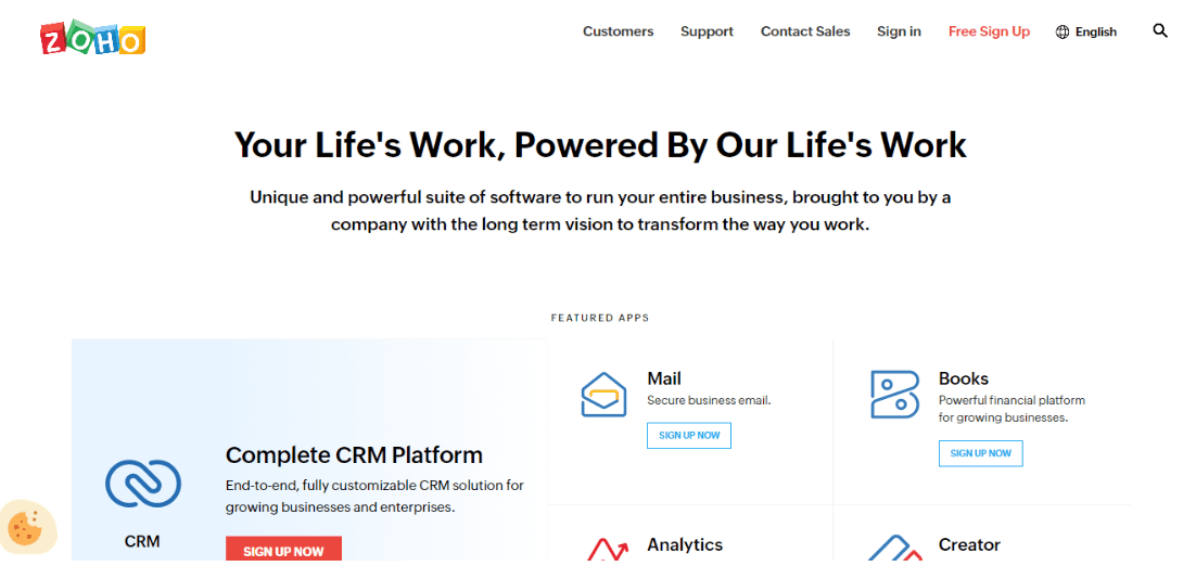 Zoho crm tool