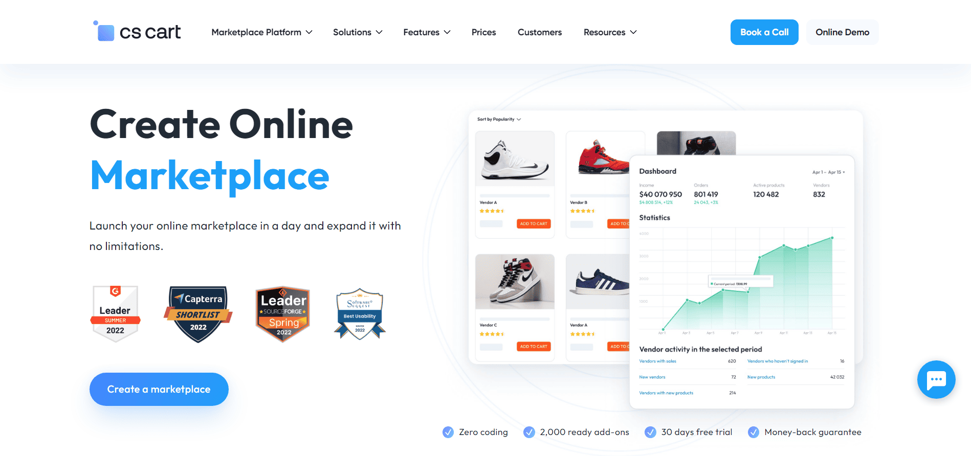 online marketplace app CS-Cart