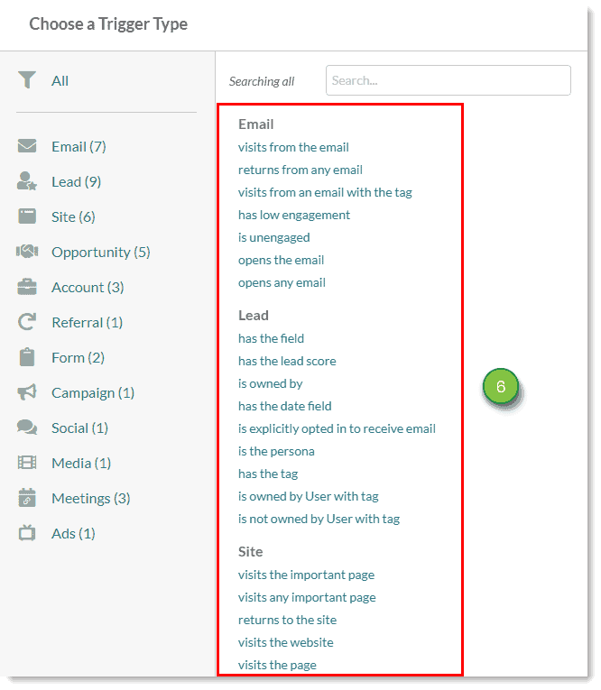 Workflows in SharpSpring