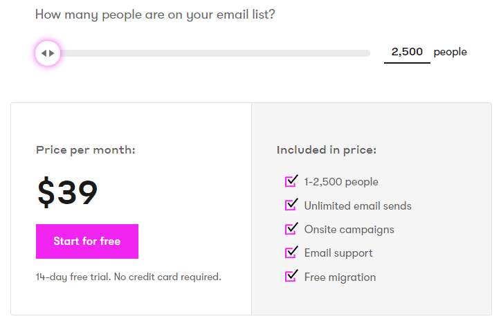 Drip pricing