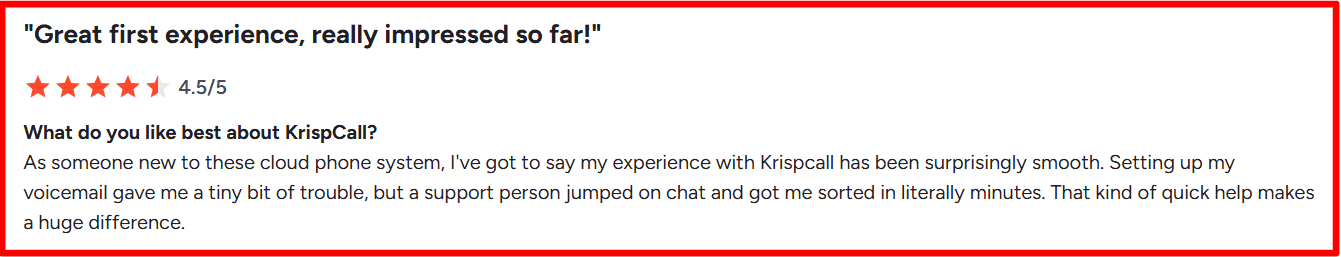 KrispCall-pros