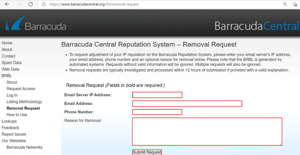 barracuda-removal-request