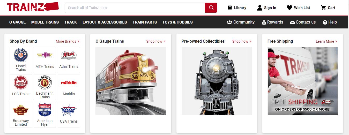 Trainz.com Home Page