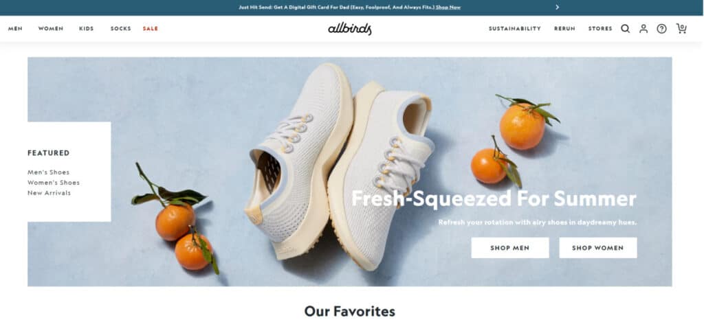 6 Stunning eCommerce Website Design Examples