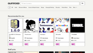 Gumroad Discover, an option when choosing products to sell online