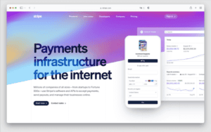 Stripe website