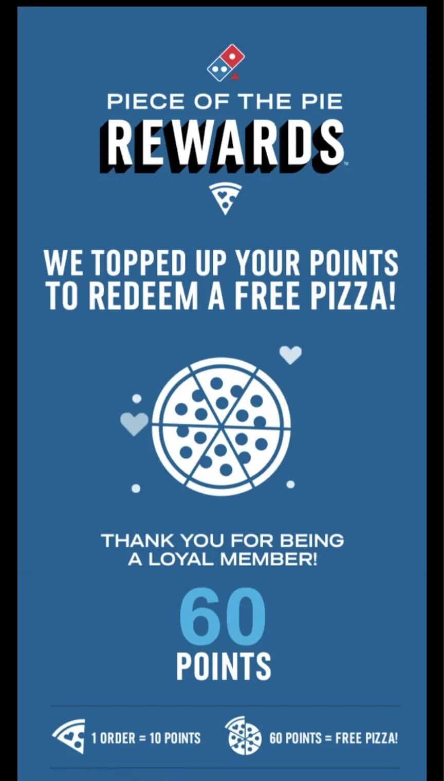 Domino's Piece of the Pie Rewards