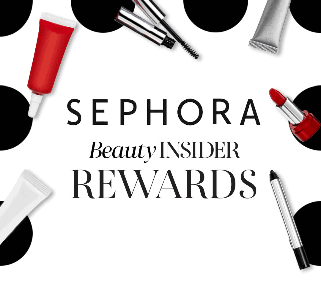 Sephora Beauty Insider customer rewards program graphic