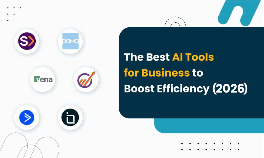 AI tools for business blog by EngageBay hero image